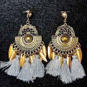 Boho tassel earrings